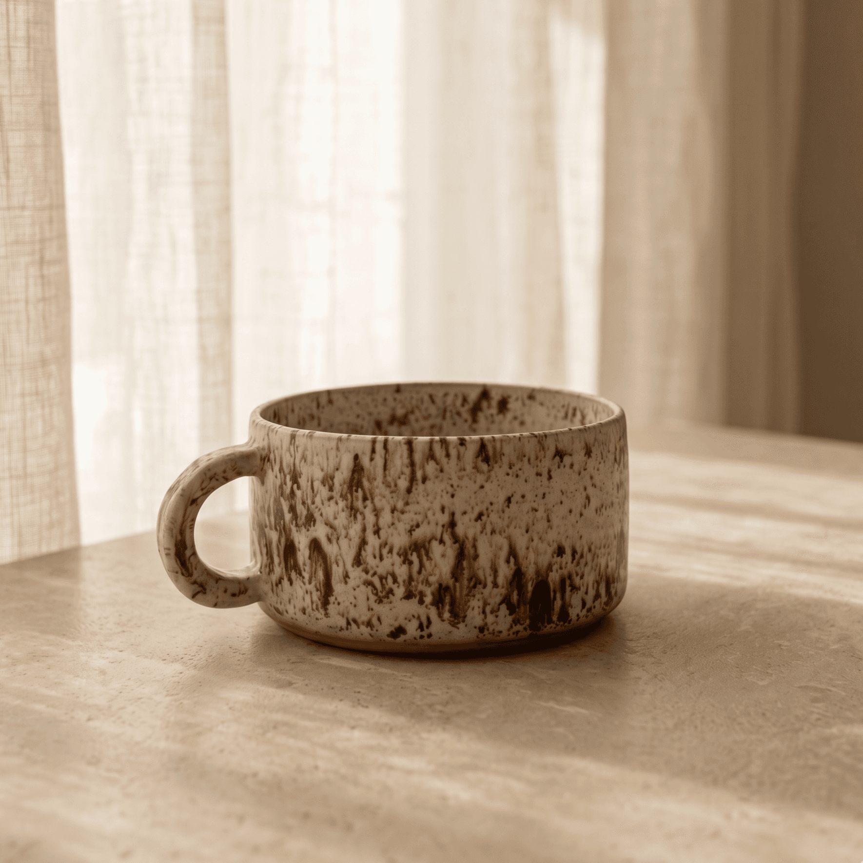 Rustic Stoneware Mug — thumbnail 3