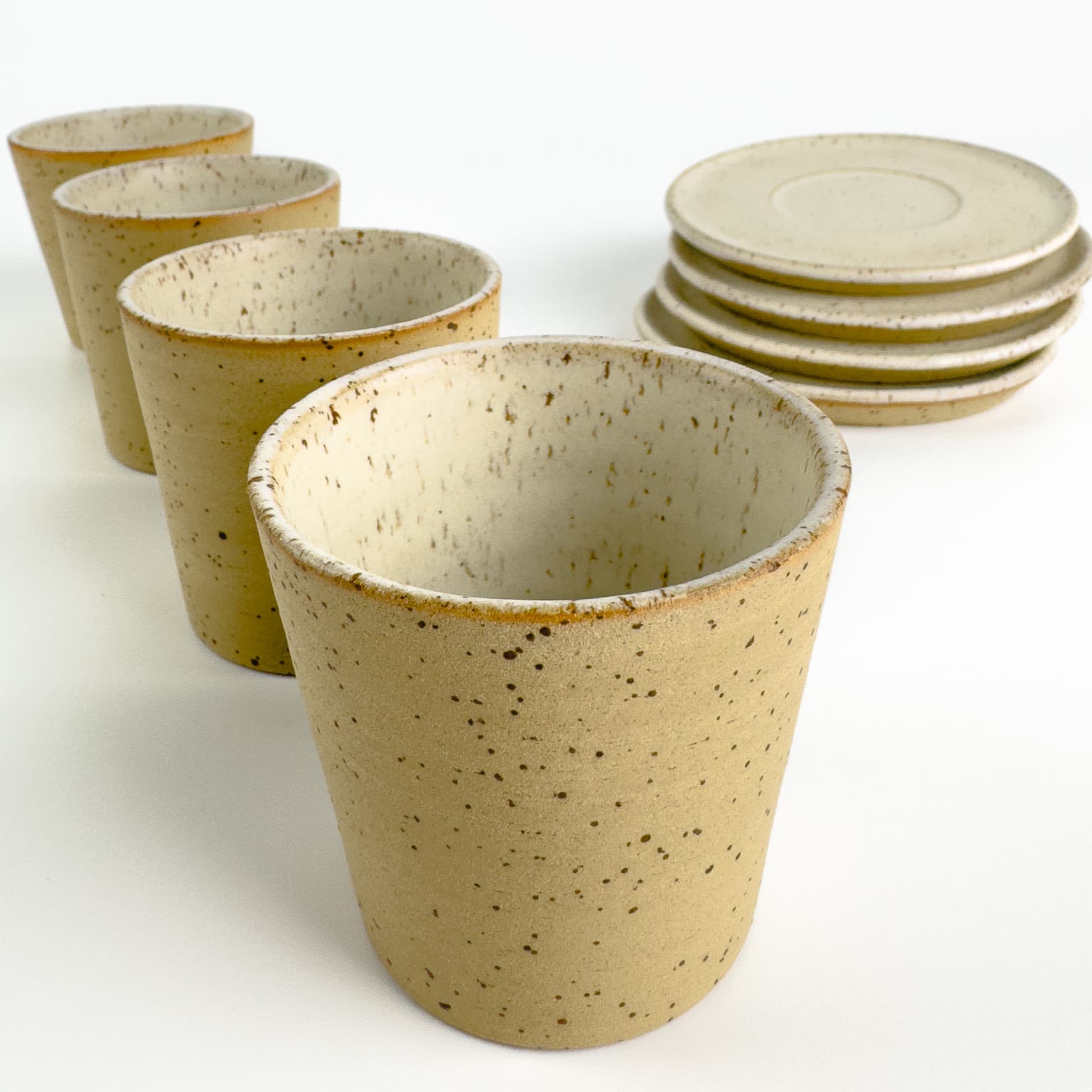 Speckled Stoneware Espresso Cup Set — thumbnail 5