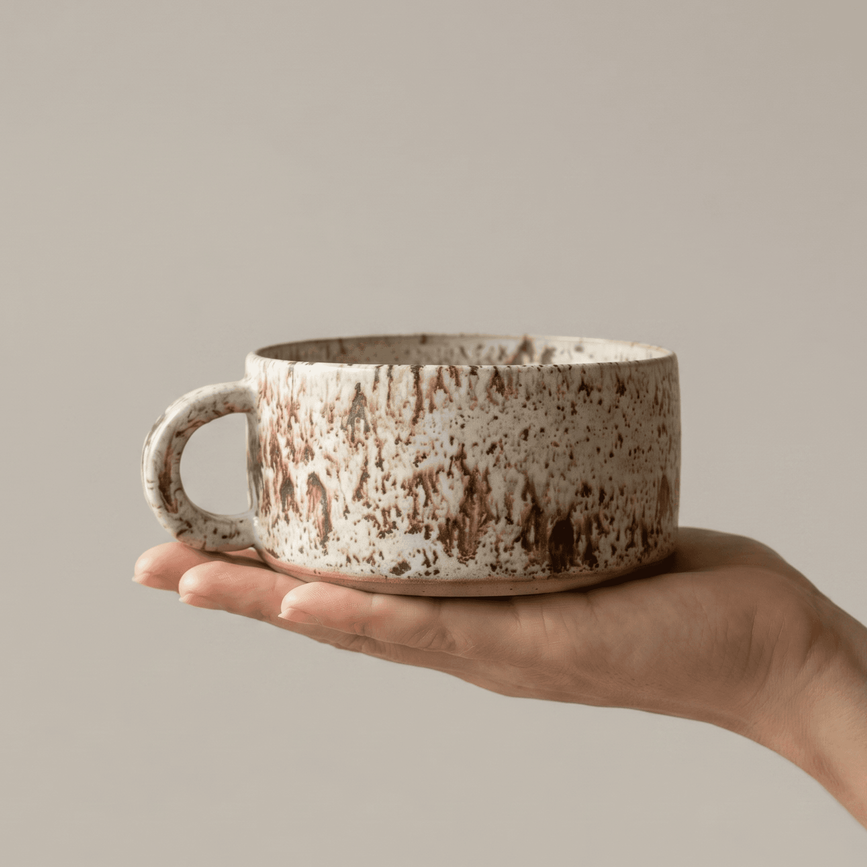 Rustic Stoneware Mug — thumbnail 2