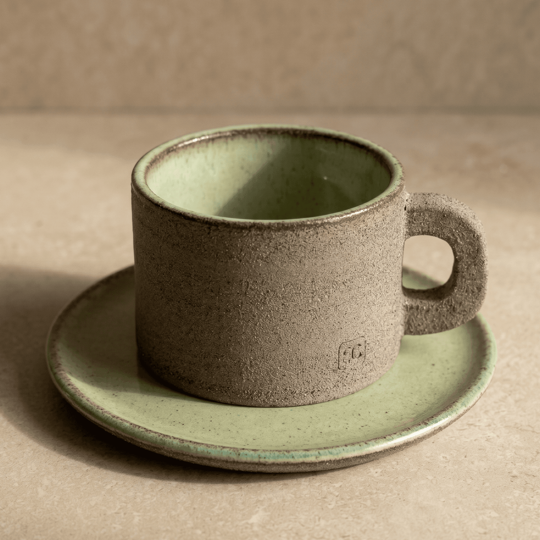 Stoneware Turkish Coffee & Espresso Cup Set — thumbnail 3