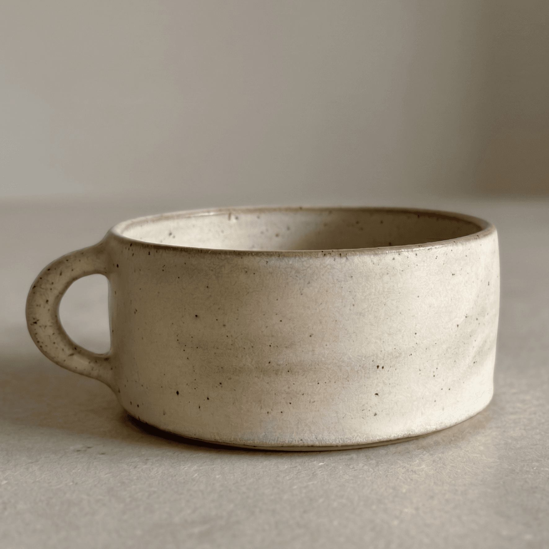 Krem Stoneware Kupa — thumbnail 2