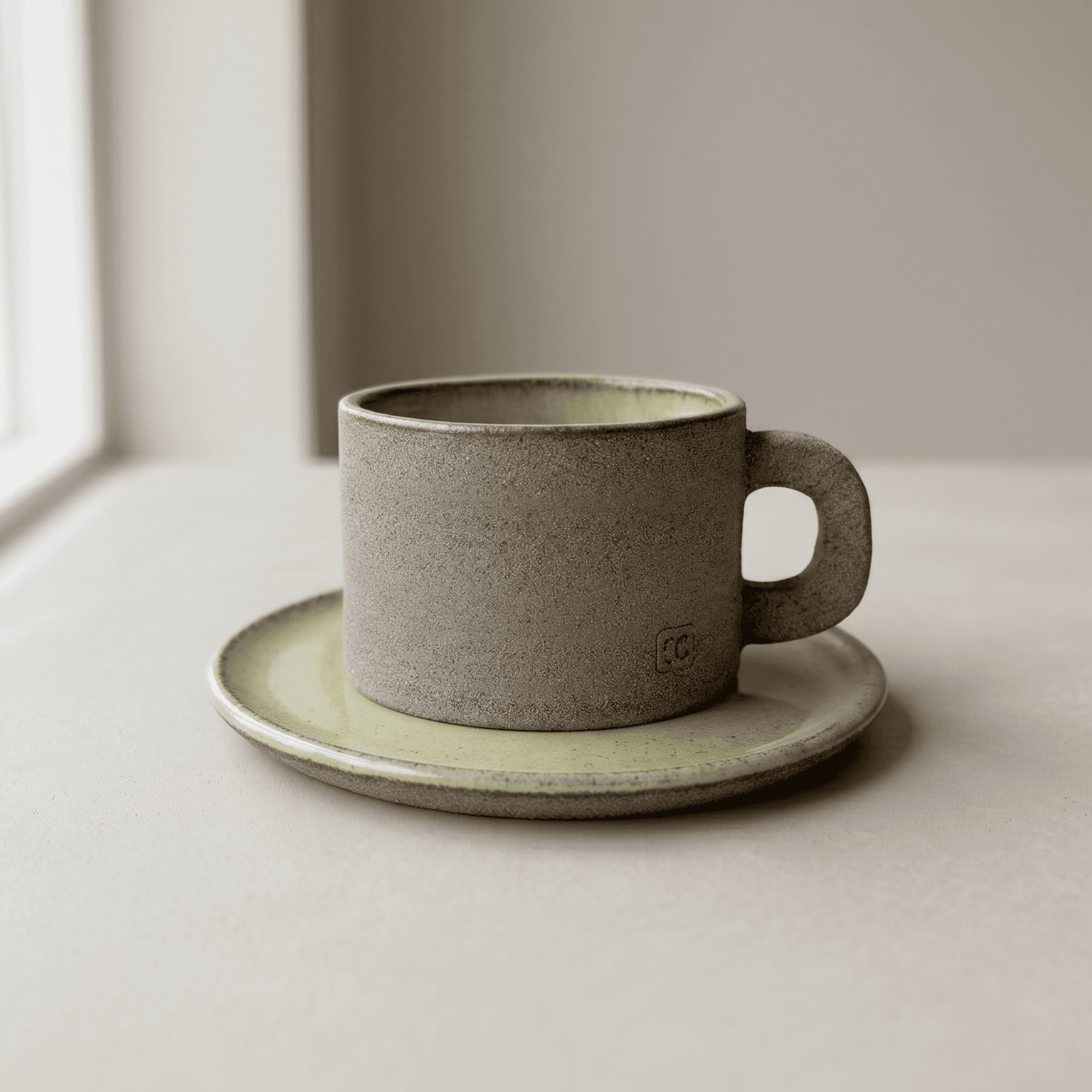 Stoneware Turkish Coffee & Espresso Cup Set — thumbnail 1