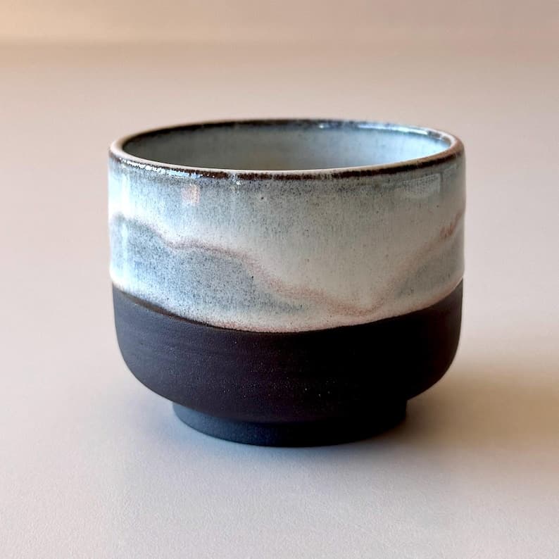 Matte Black Cup, Glossy Interior