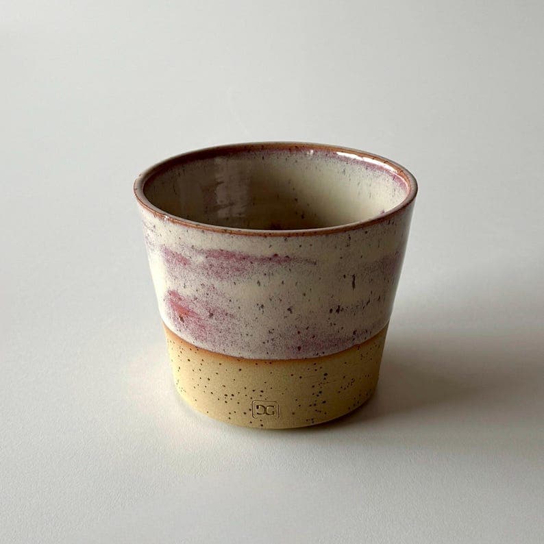 Pink Glazed Coffee Mug