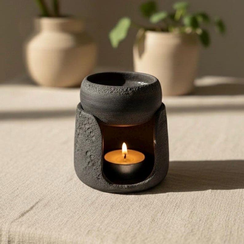 Moon Texture Oil Burner