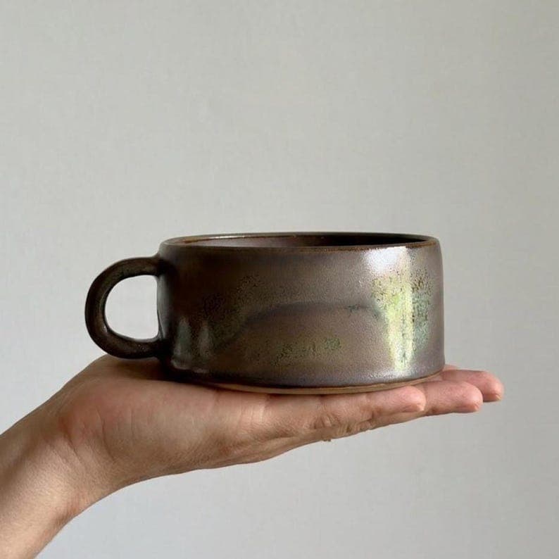 Bronze Glaze Stoneware Mug