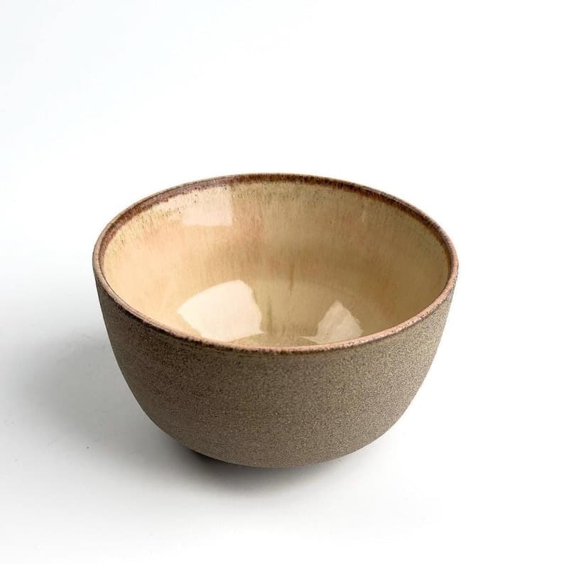 Rustic Stoneware Snack Bowl