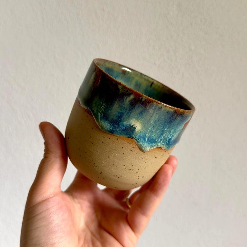 Ocean Glaze Ceramic Tumbler