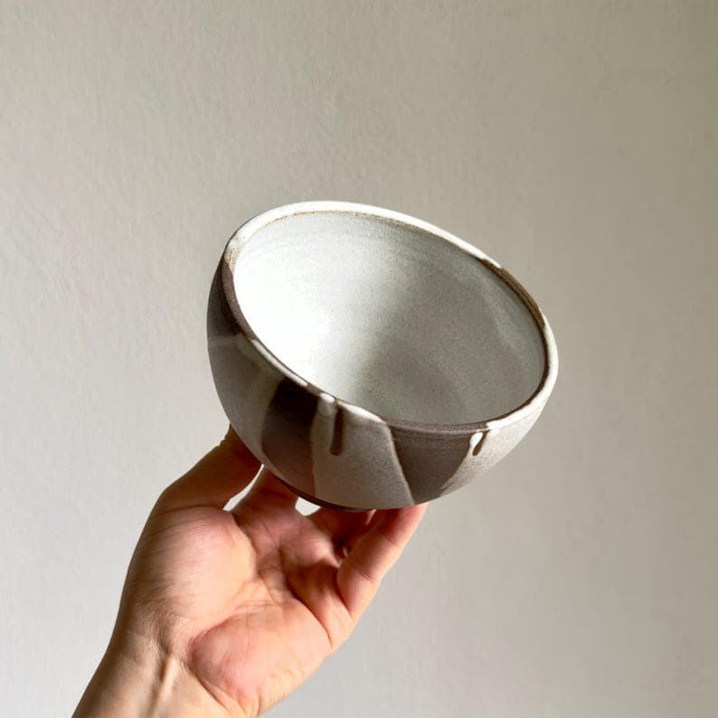 Black Matte Ceramic Bowl