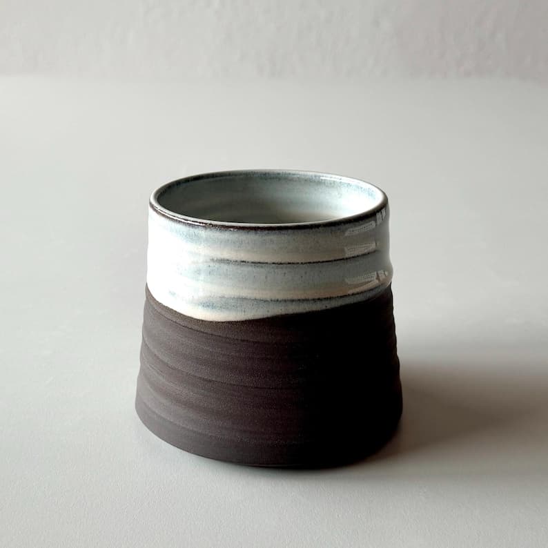 White Glazed Stoneware Mug