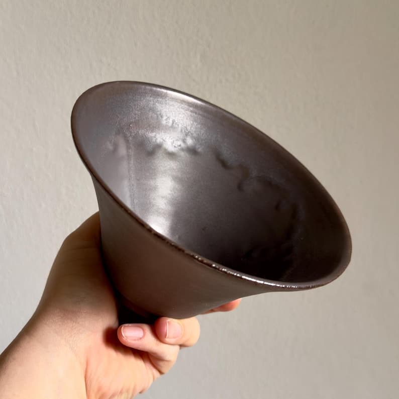 Metallic Glaze Stoneware Bowl